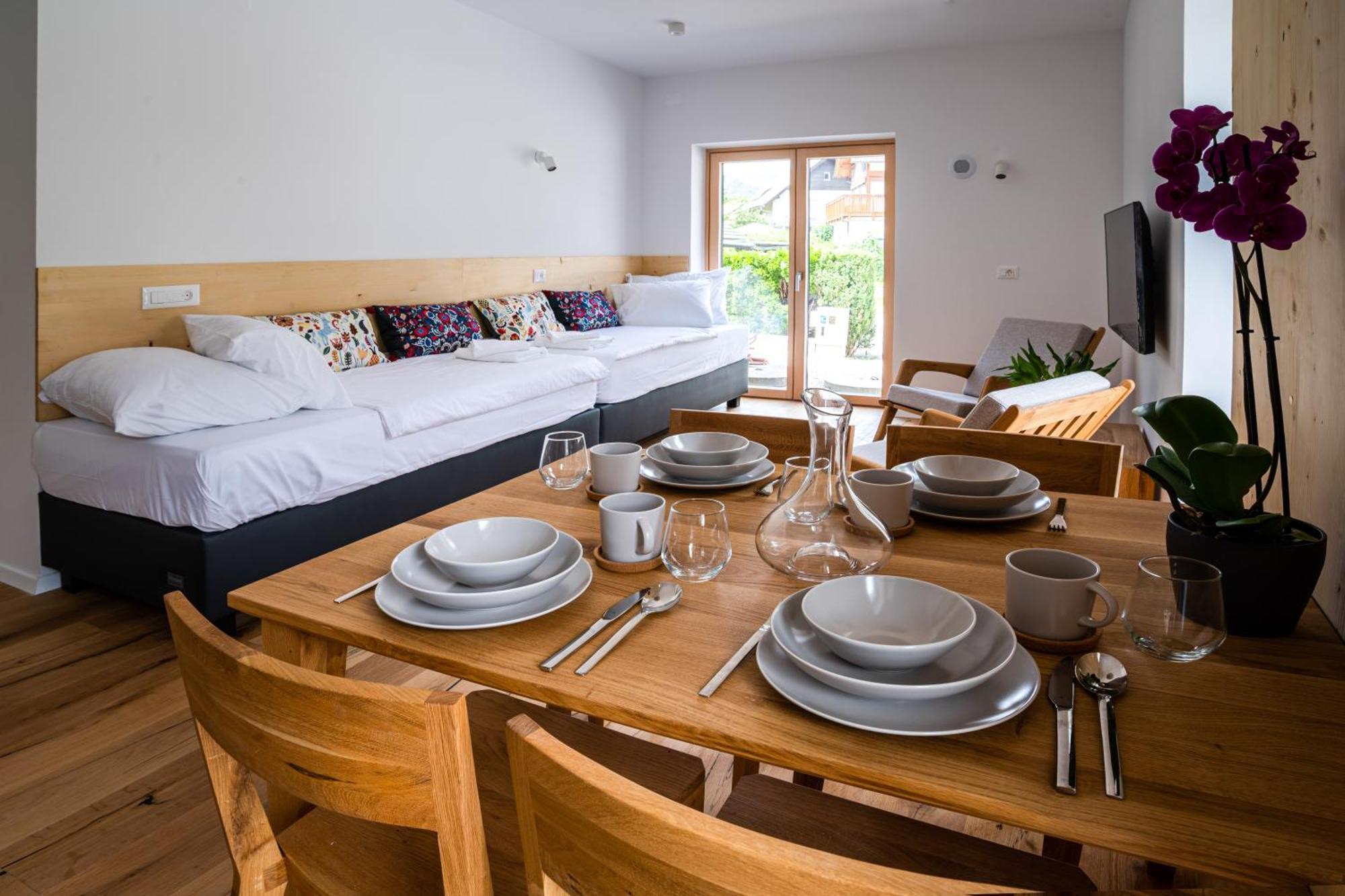 Appartamento Lucka Bled Quiet Location, Free Bikes, Big Garden, Doctor Esterno foto